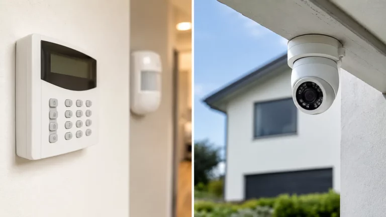 Comparaison alarme intrusion et caméra de vidéosurveillance pour la sécurité d'une maison