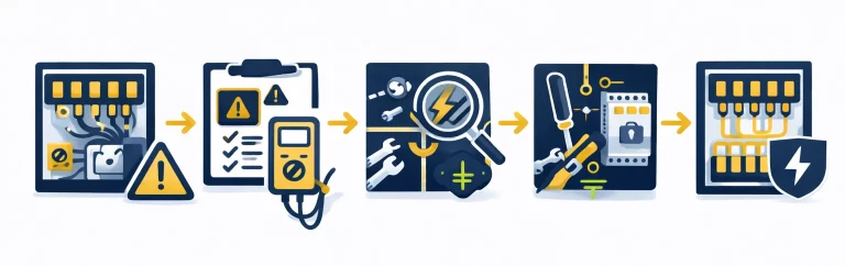 Process de conformité électrique en étapes nancy pompey