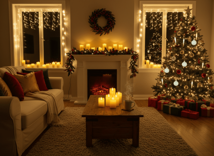 éclairage chaleureux Noel LED guirlande